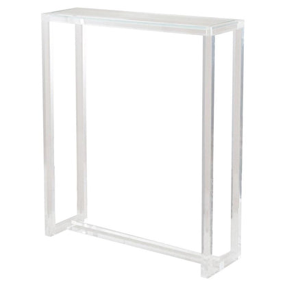 Sasha Acrylic Clear Modern Lucite Console