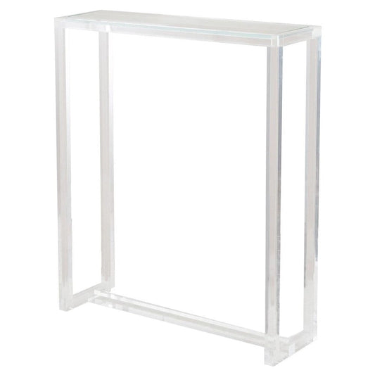 Sasha Acrylic Clear Modern Lucite Console