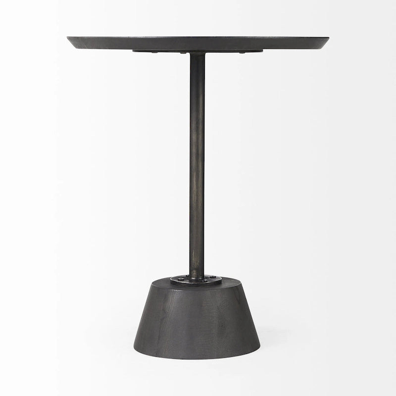 Pedestal Table with Detailing - 24  H x 20  W x 20  D