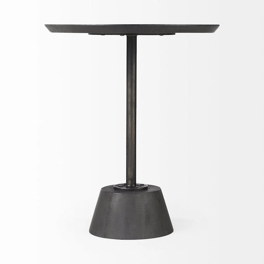 Pedestal Table with Detailing - 24  H x 20  W x 20  D