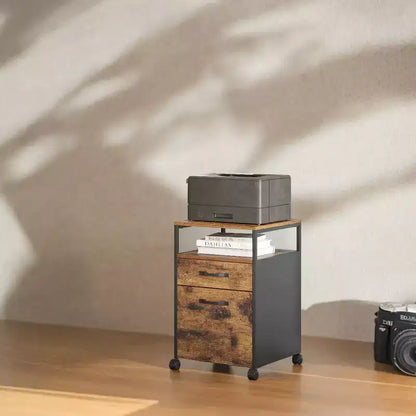 Schedario con ruote, Classificatore, 2 cassetti