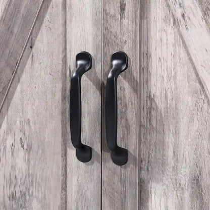 Ledel Farmhouse 2-Drawer Storage Cabinet 2-Door Accent Cabinet