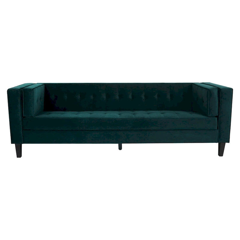 Viola Velvet Cushion 3-Seater Sofa Couch by Christopher Knight Home