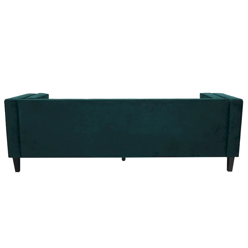 Viola Velvet Cushion 3-Seater Sofa Couch by Christopher Knight Home