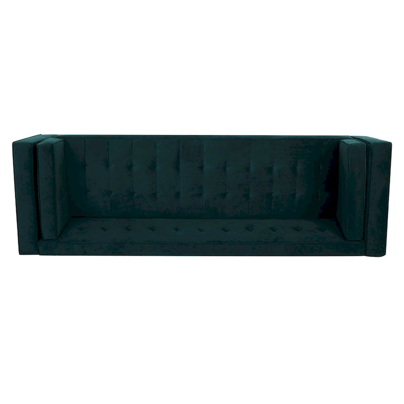 Viola Velvet Cushion 3-Seater Sofa Couch by Christopher Knight Home