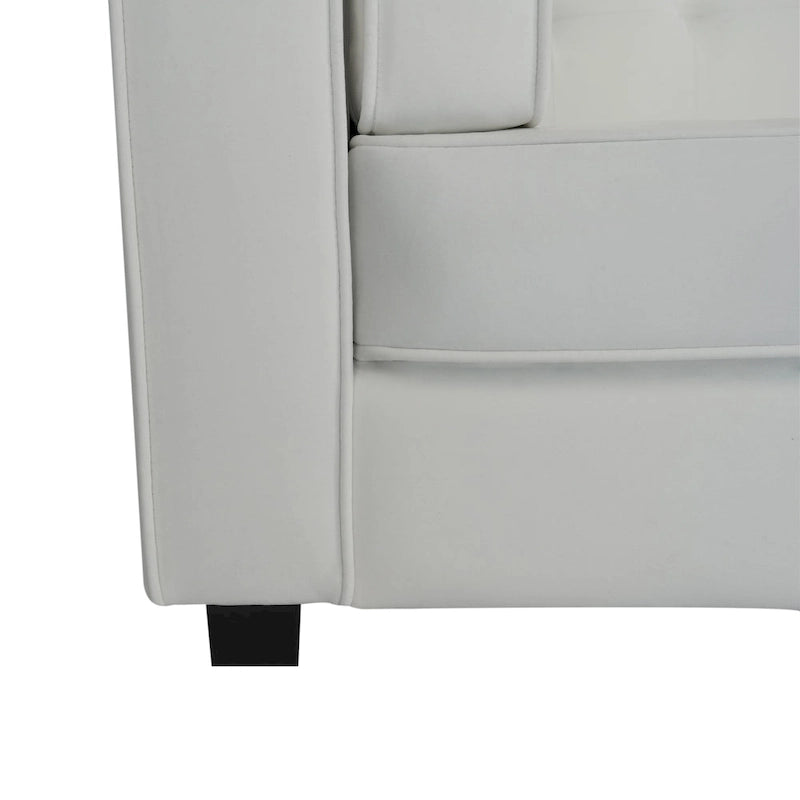 Viola Velvet Cushion 3-Seater Sofa Couch by Christopher Knight Home