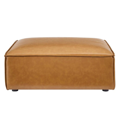 Restore Vegan Leather Ottoman