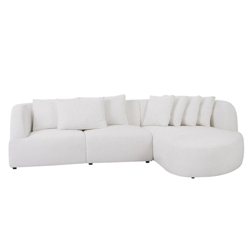 Boucle sofa,Modular Sectional Couch for Living Room Apartment Lounge,Free Combination