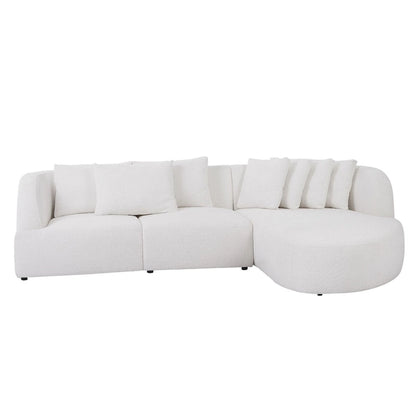 Boucle sofa,Modular Sectional Couch for Living Room Apartment Lounge,Free Combination