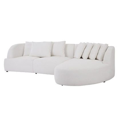 Boucle sofa,Modular Sectional Couch for Living Room Apartment Lounge,Free Combination