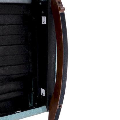 Rocking Chair Upholstered Mid Century Modern Rocker Oversized Wingback Armchair for Living Room