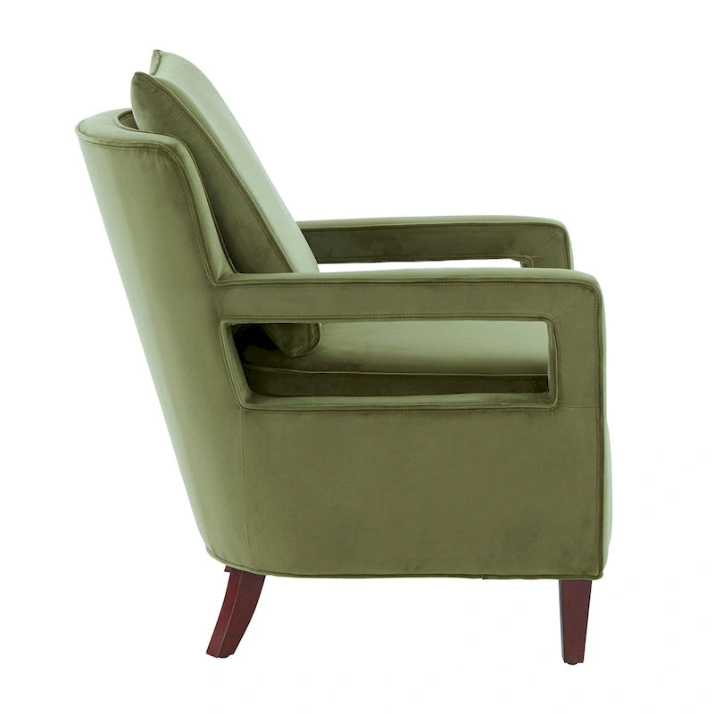 Velvet Accent Arm Chair