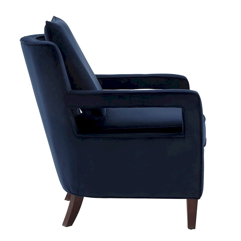 Velvet Accent Arm Chair