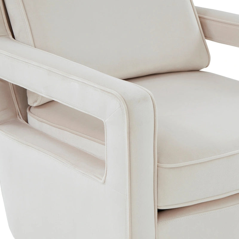 Velvet Accent Arm Chair