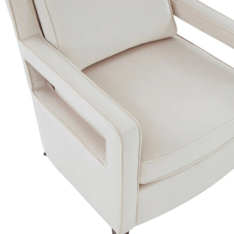 Velvet Accent Arm Chair