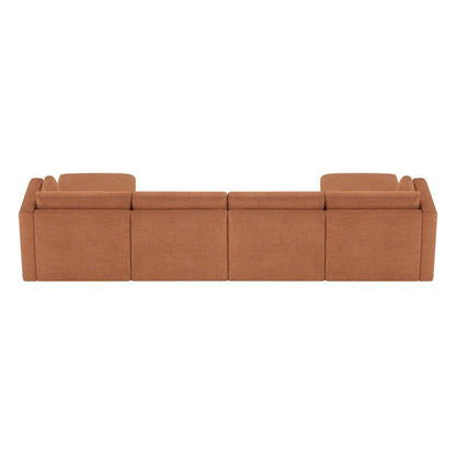 Celia Oversized Modular Sectional Fabric Sofa Set
