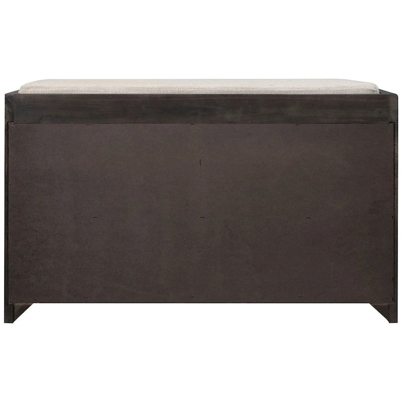 3-drawer Solid Wooden Storage Bench