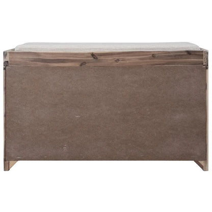 3-drawer Solid Wooden Storage Bench