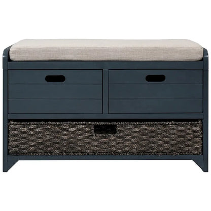 3-drawer Solid Wooden Storage Bench