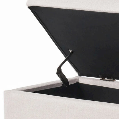 Classic Stylish Upholstered Storage Bench with Tufted Button Decoration Seat