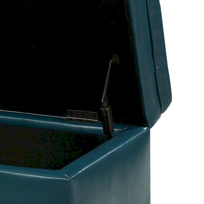 Classic Stylish Upholstered Storage Bench with Tufted Button Decoration Seat