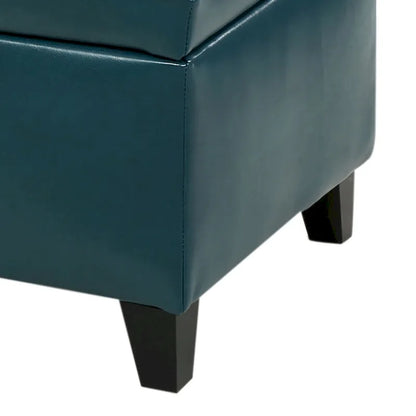 Classic Stylish Upholstered Storage Bench with Tufted Button Decoration Seat