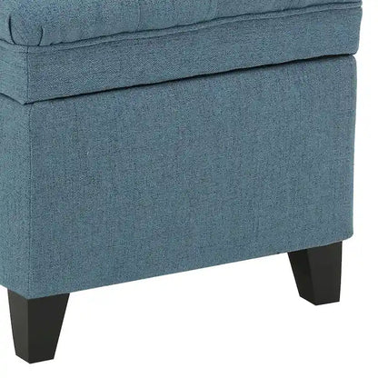 Classic Stylish Upholstered Storage Bench with Tufted Button Decoration Seat