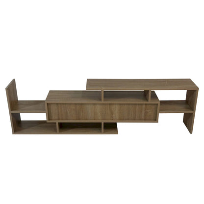 Surrey 60.2  2 Pc 1-Drawer Floating TV Stand Media Console with Open Shelves