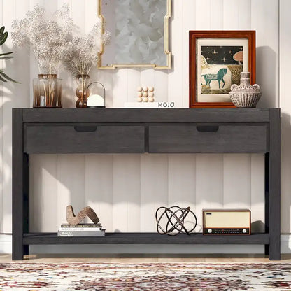 Console Table with 2 Drawers and 1 Shelf