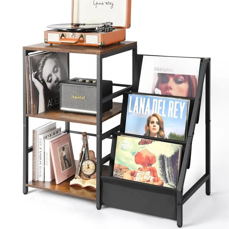 Record Player Stand - 15.74 D x 33.85 W x 29.72 H