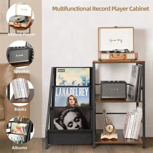 Record Player Stand - 15.74 D x 33.85 W x 29.72 H