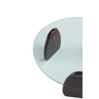 Manhattan Comfort Artesia Dark Walnut Modern Coffee Table