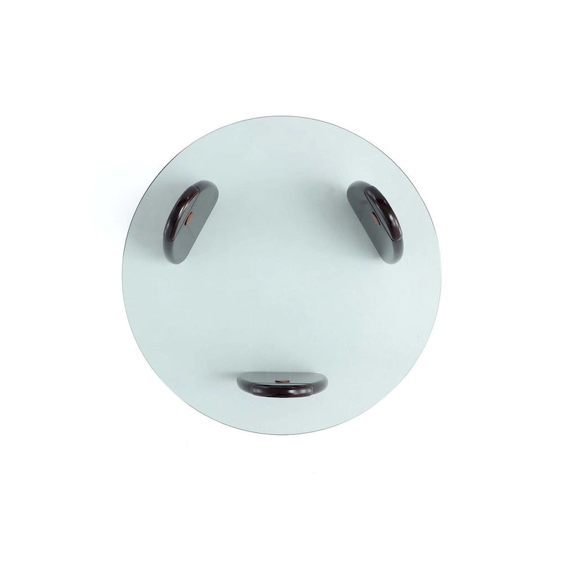 Manhattan Comfort Artesia Dark Walnut Modern Coffee Table