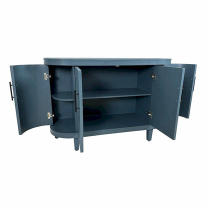 47.2-Inch Wooden Console Table & Coffee Bar Cabinet