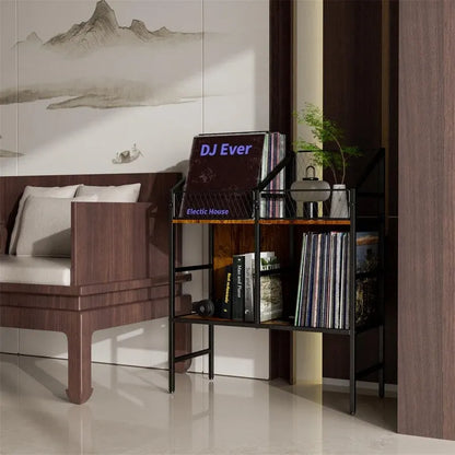 Vinyl Record Holder Storage Rack - 10 D x 27.8 W x 34.5 H