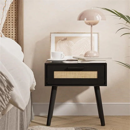 Bedroom Nightstands Wooden Night Stands - 11.81 D x 15.35 W x 19.69 H