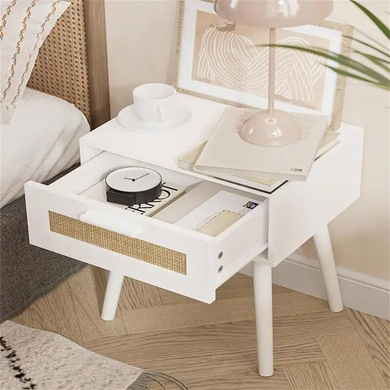 Bedroom Nightstands Wooden Night Stands - 11.81 D x 15.35 W x 19.69 H