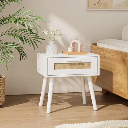 Bedroom Nightstands Wooden Night Stands - 11.81 D x 15.35 W x 19.69 H