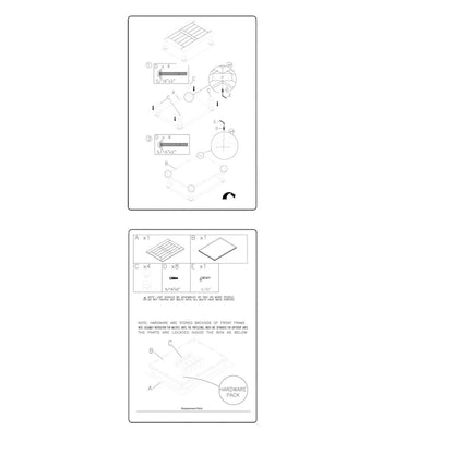 Rectangular Wooden Sofa Table with Square Baluster Legs, Gray