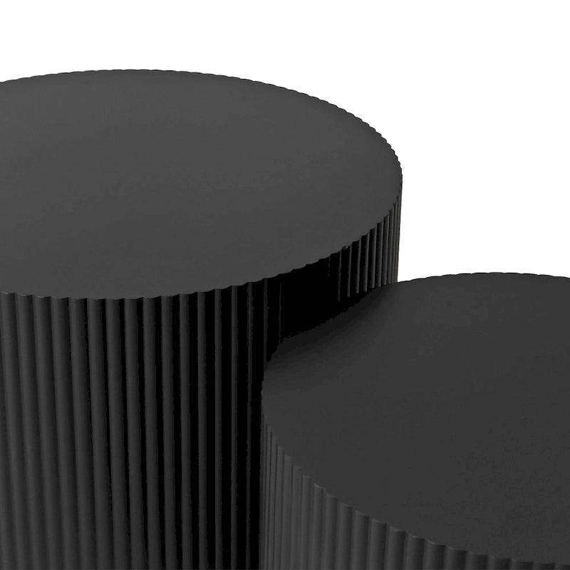 Wave Stripe Nesting Coffee Table Set