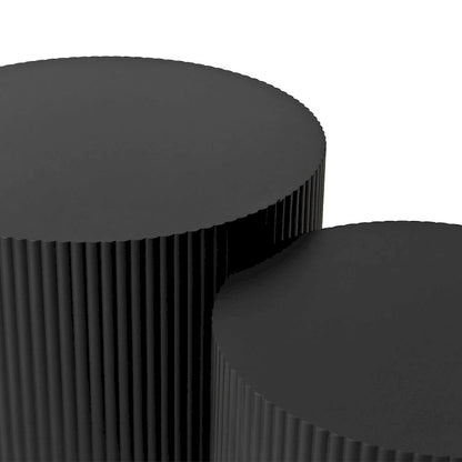 Wave Stripe Nesting Coffee Table Set