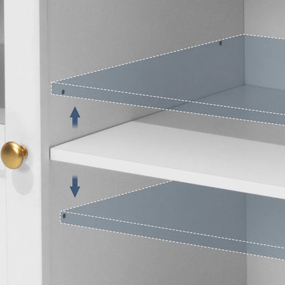 TV Stand Enterteinment Center Console with LED Lights - 59.7 in W * 22.6 in H * 16.1 in D