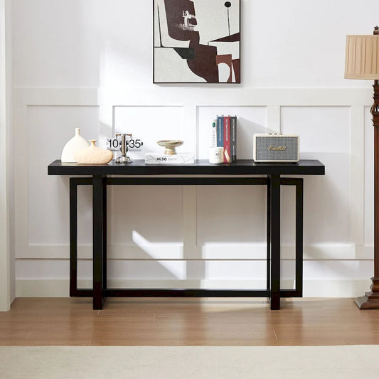 Modern Rectangular Console Table Entryway Table for Hallway, Behind The Couch, Living Room, Foyer