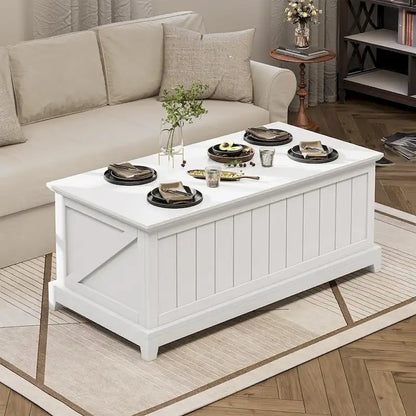 48 in Lift Top Coffee Table Storage Room Fence Design Farmhouse