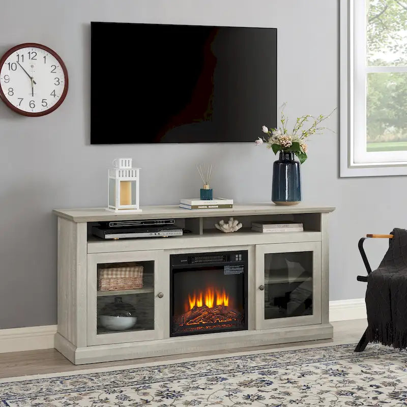 TV Stand With Insert 18  Fireplace