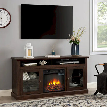 TV Stand With Insert 18  Fireplace