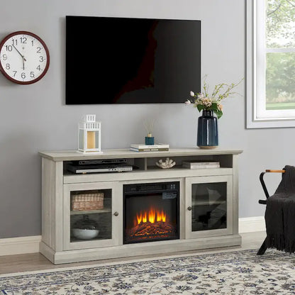 TV Stand With Insert 18  Fireplace