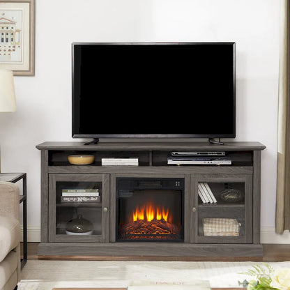 TV Stand With Insert 18  Fireplace