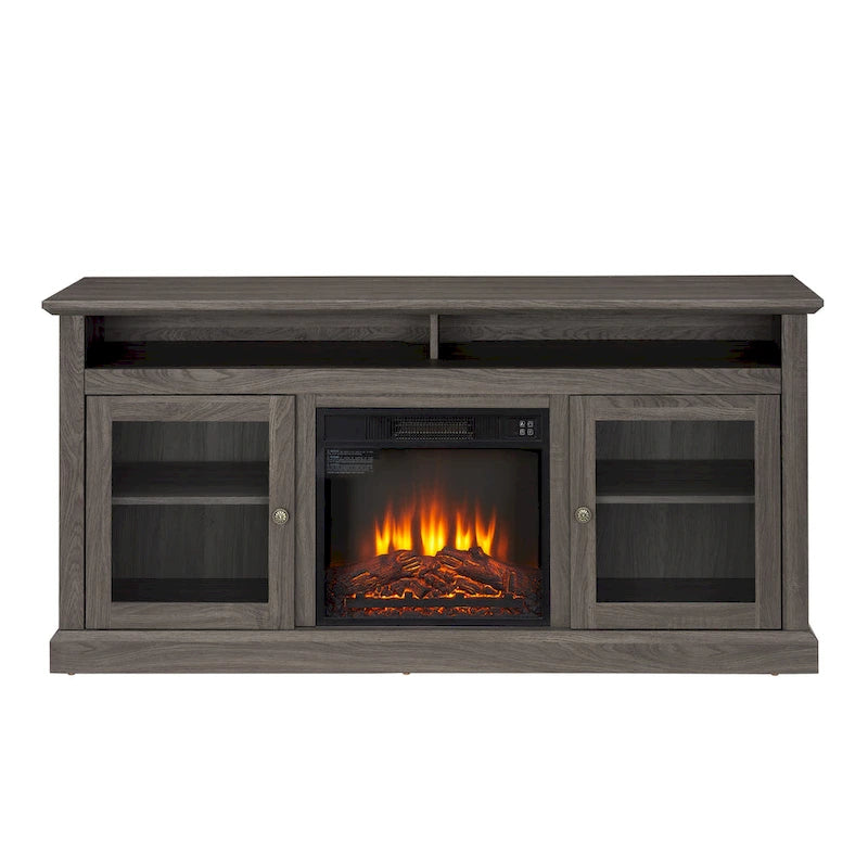 TV Stand With Insert 18  Fireplace