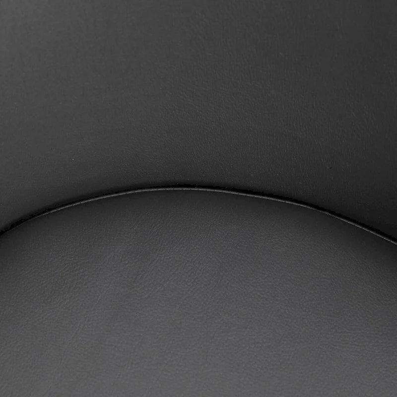 Urbane Upholstered Faux Leather Dining Chair with Powder Coated Steel Legs by LeisureMod